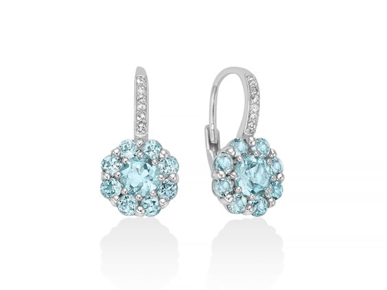 Orecchini Miluna Donna Le Gemme in Argento Topazio ERD2924 - ERD2924